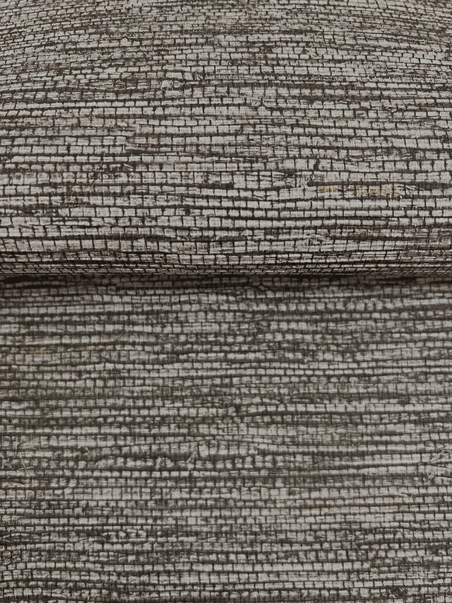 Mae Charcoal by Warner Faux Grasscloth Wallpaper – Brewster Home Fashions 4183-4836