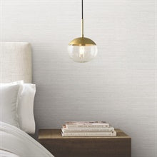 Nira White by Warner Fabric Weave Wallpaper – Brewster Home Fashions 4183-4842