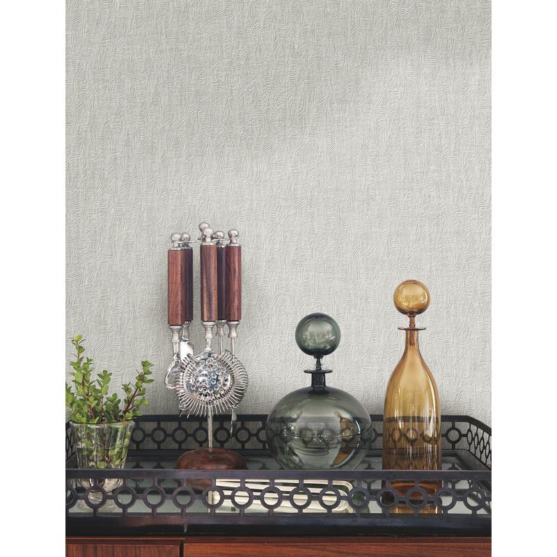 Bryson Sterling by Warner Feathered Texture Wallpaper – Brewster Home Fashions 4183-4852