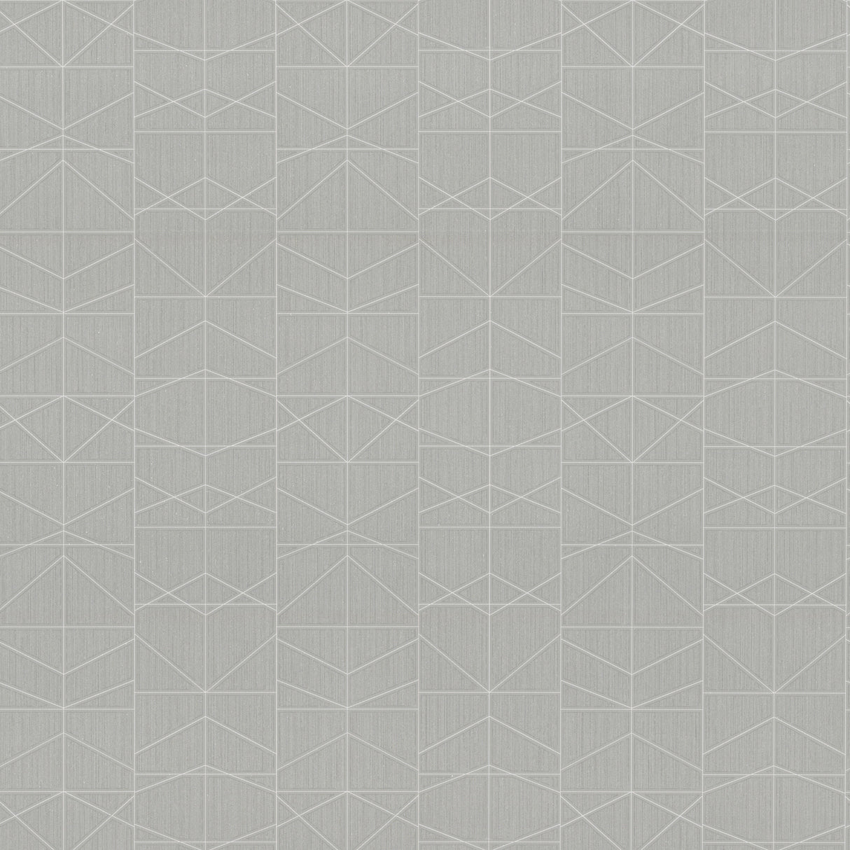 Braxton Grey Geometric Wallpaper by Warner, 54 in x 90 ft – 4184-4918