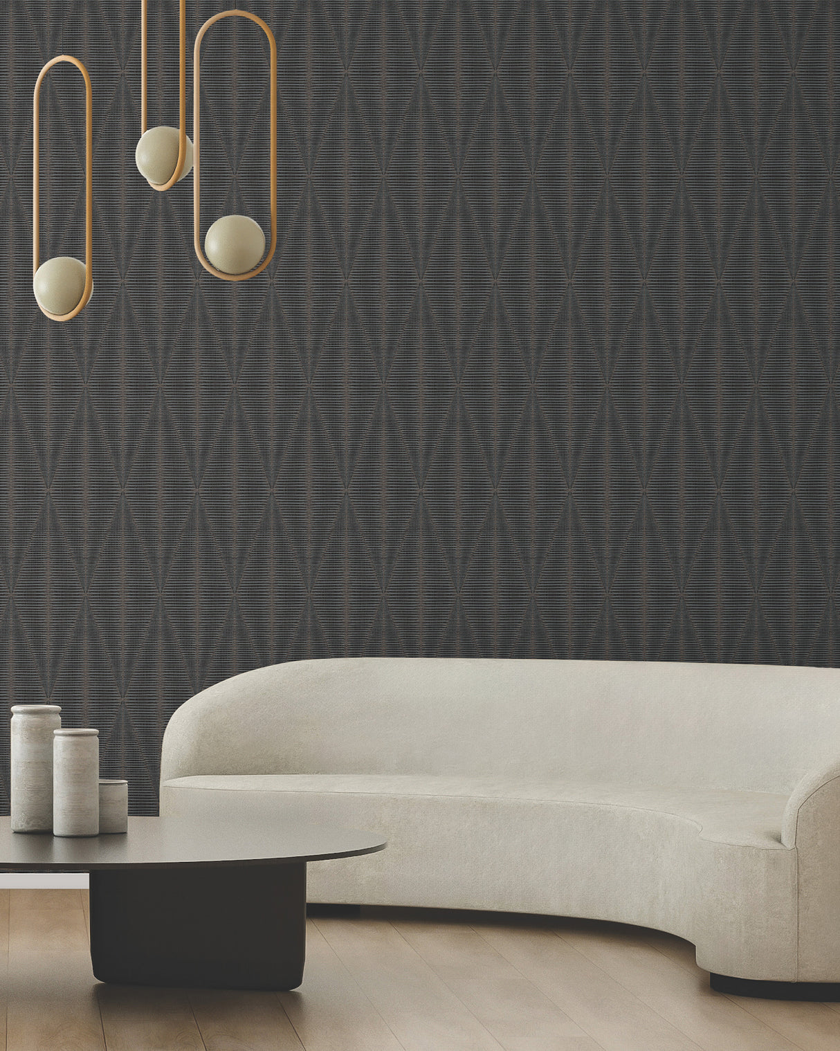 Rocco Black by Warner Diamond Wallpaper- Brewster Home Fashions 4184-4946