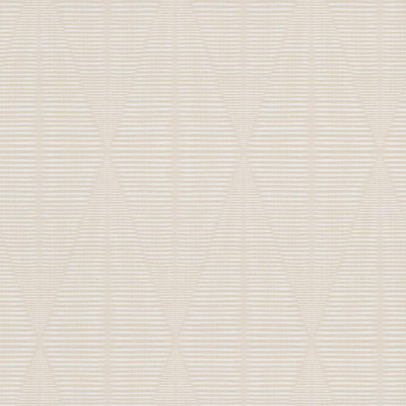 Warner Rocco Taupe Diamond Wallpaper sample and room view