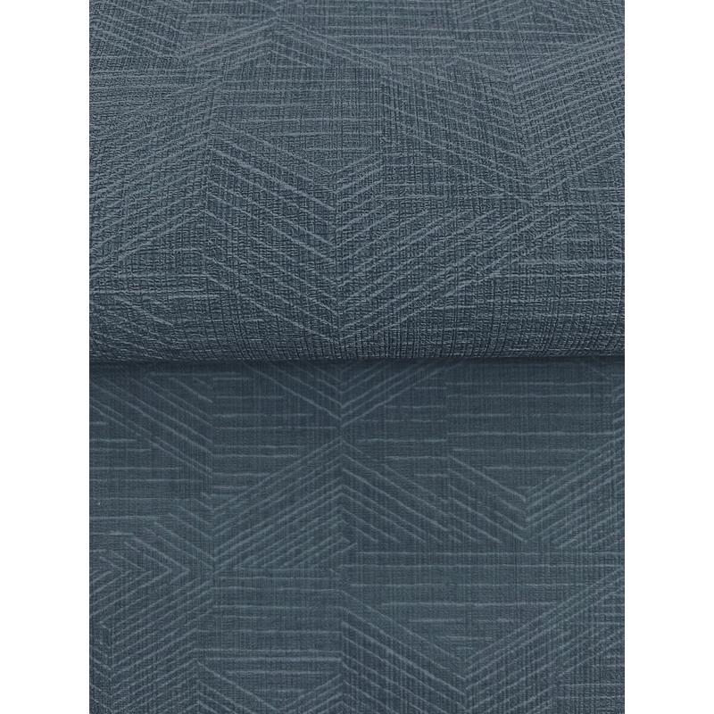 Naila Indigo by Warner Geo Weave Wallpaper – Brewster 4184-4952