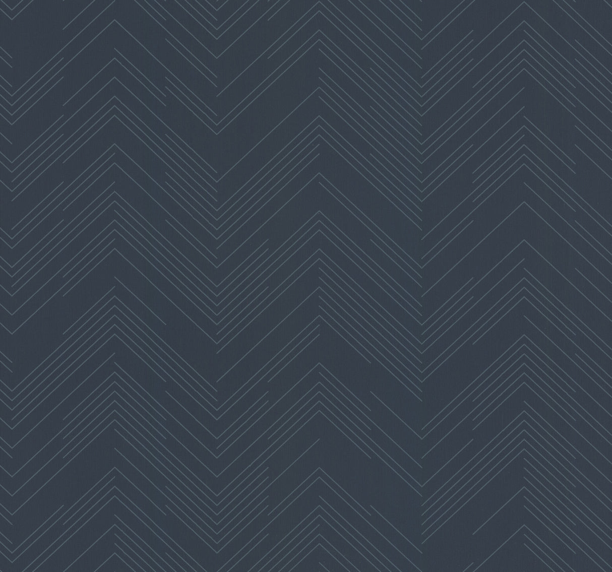 Kian Indigo Modern Chevron Wallpaper by Warner, indigo linear chevron pattern
