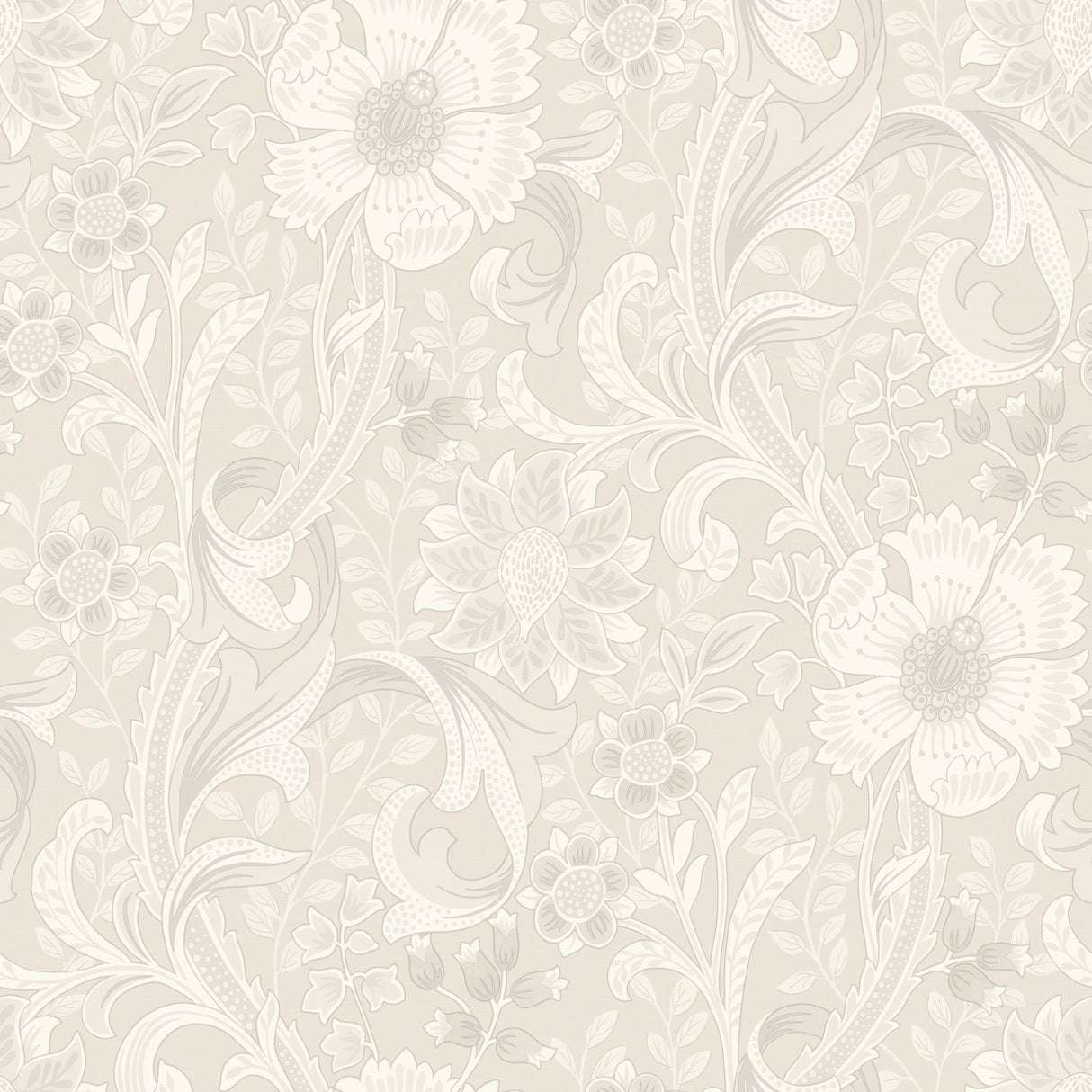 Liora Neutral Floral Trail Wallpaper by Chesapeake - 4191-83011