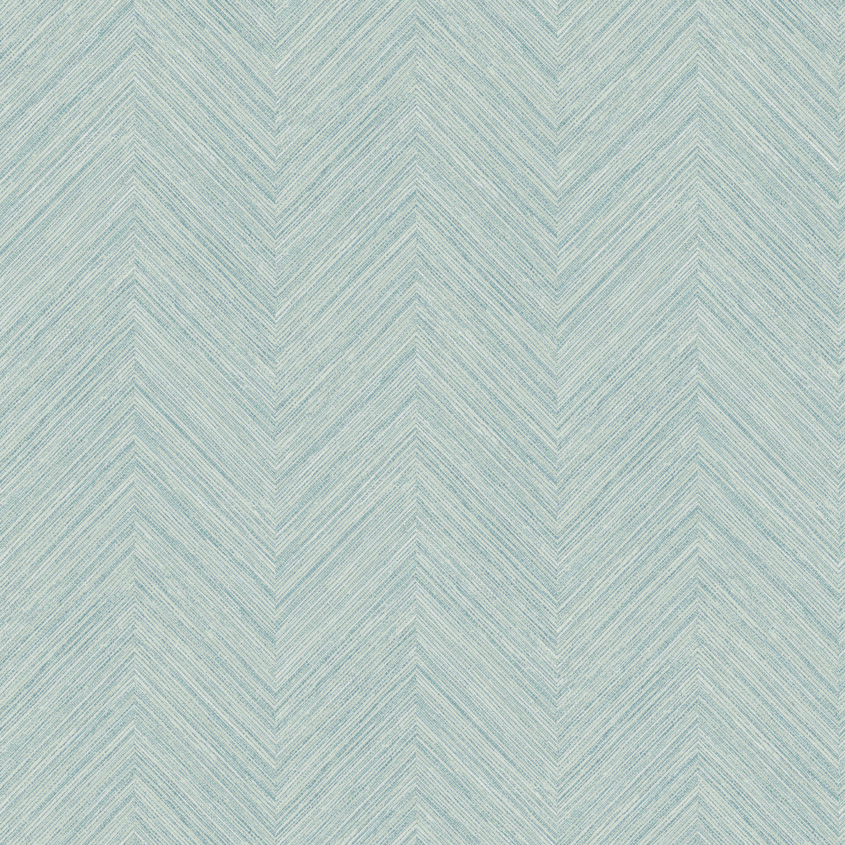 Caladesi Aqua Linen Chevron Wallpaper by Chesapeake - 4192-13672