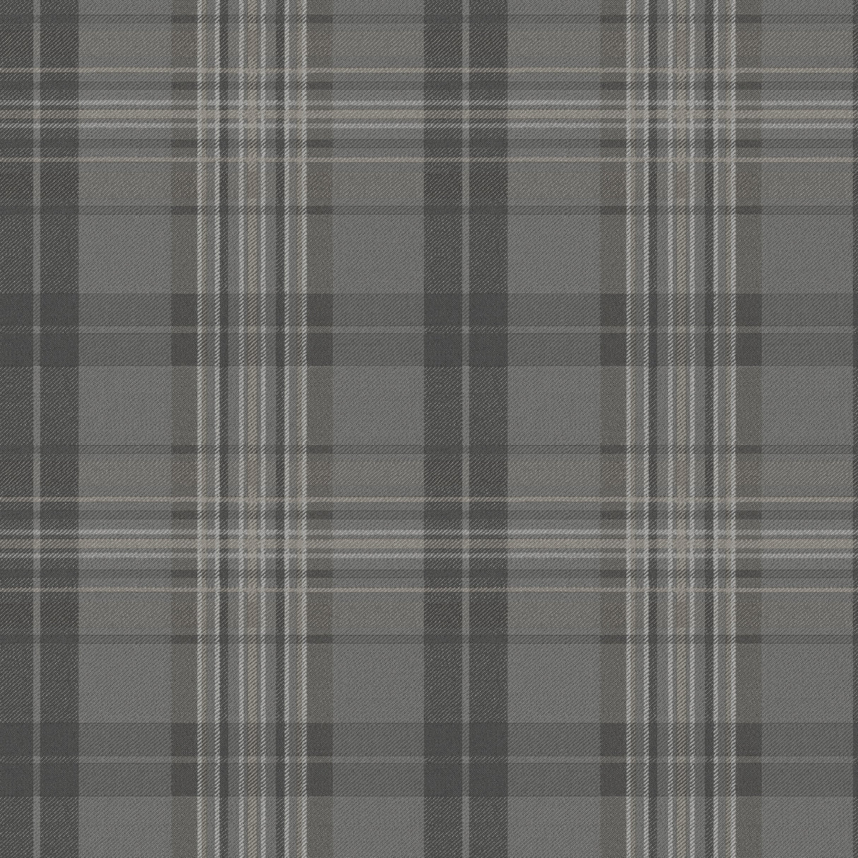 Austin Charcoal Plaid Wallpaper by Chesapeake - 4192-330215