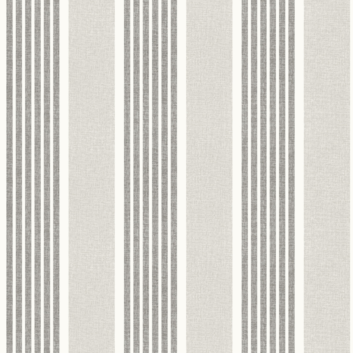 Bingley Charcoal Embellished Stripe Wallpaper by Chesapeake - 4192-83435