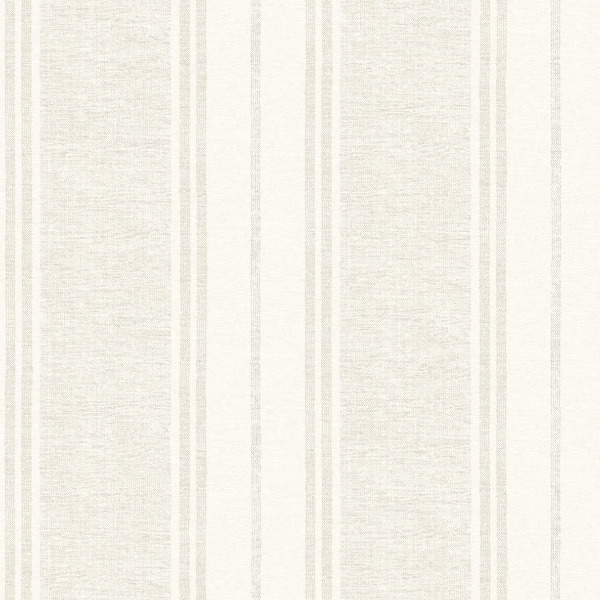 Maddox Light Grey Flannel Stripe Wallpaper by Chesapeake - 4192-83440