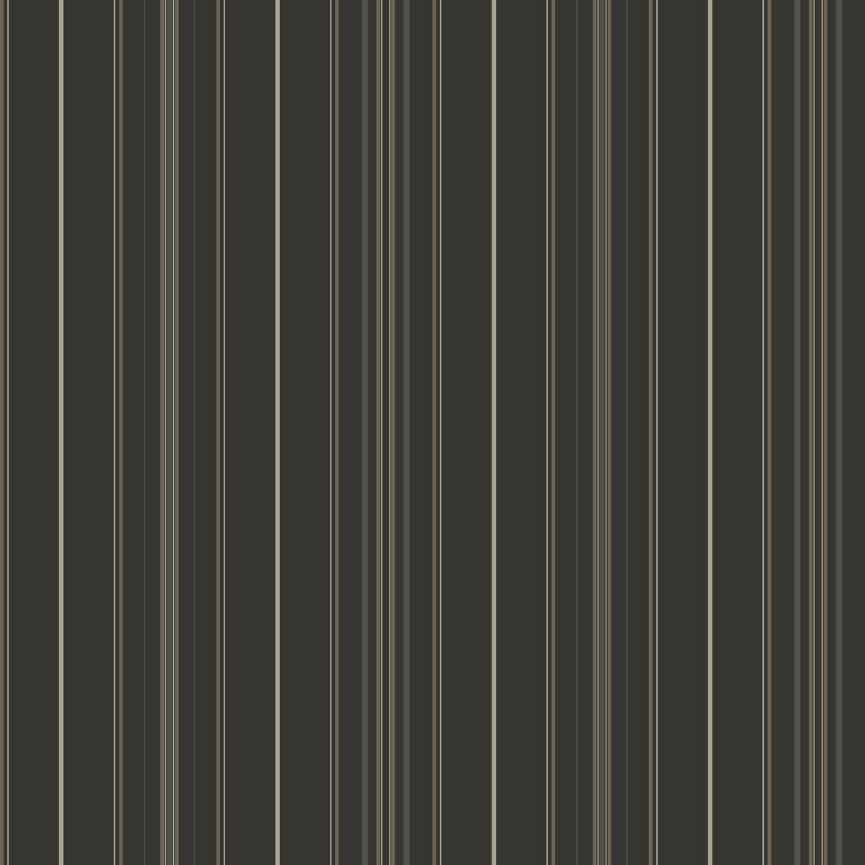 Lascelle Black Modern Pinstripe Wallpaper by Chesapeake - 4192-83453