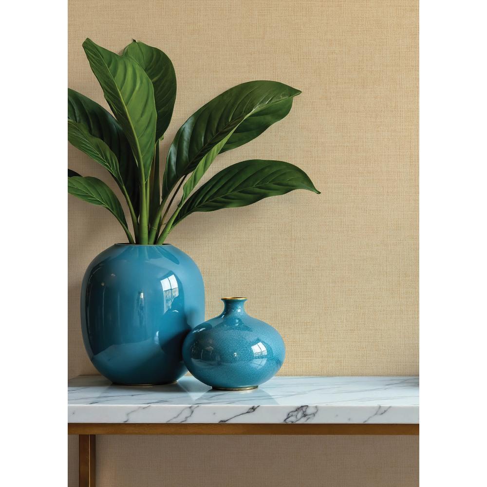 Alba Light Yellow by A-Street Prints Open Weave Vinyl Non Woven Wallpaper – A-Street Prints 4193-7405