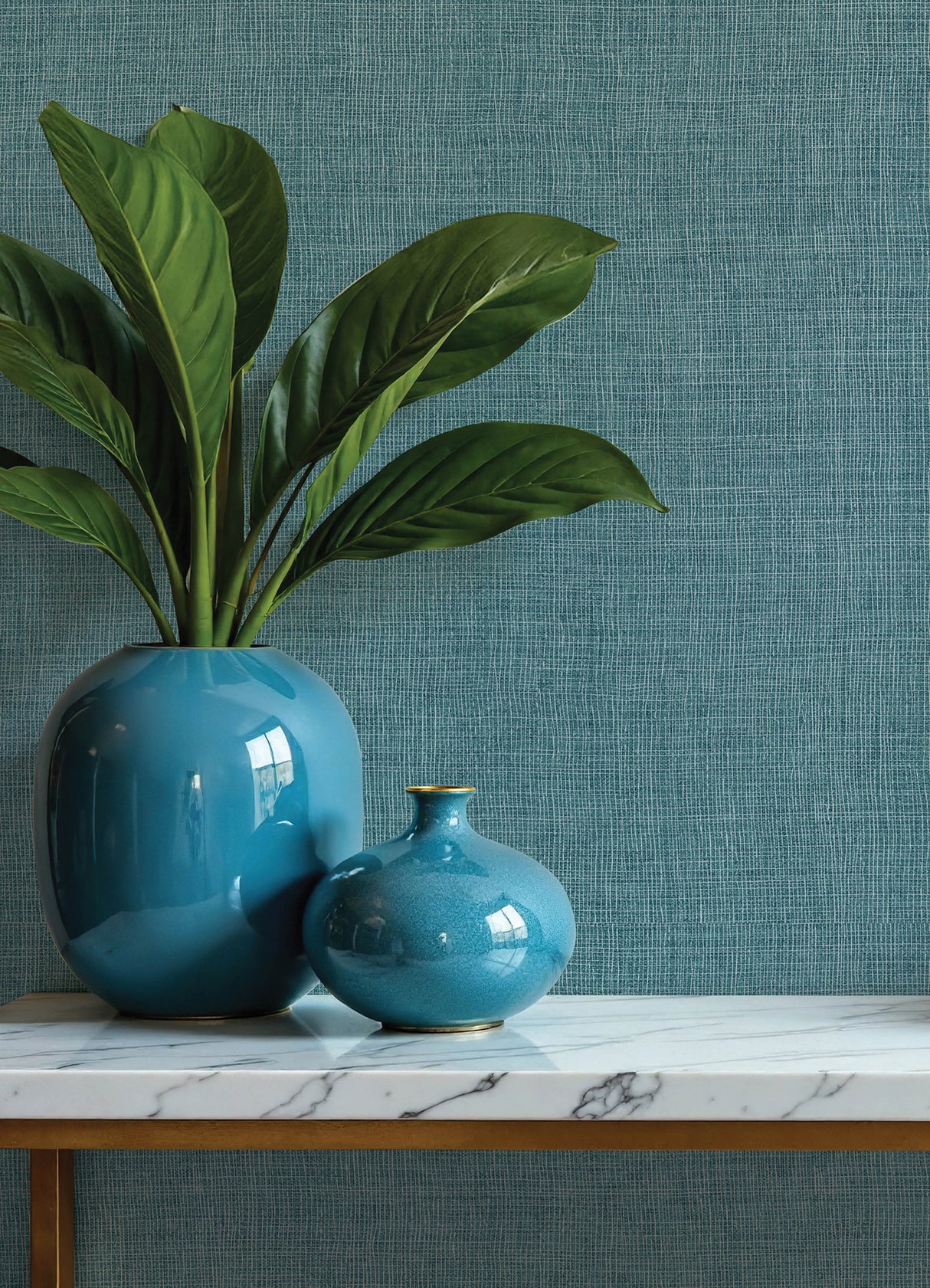 Alba Turquoise by A-Street Prints Open Weave Wallpaper- A-Street Prints 4193-7412