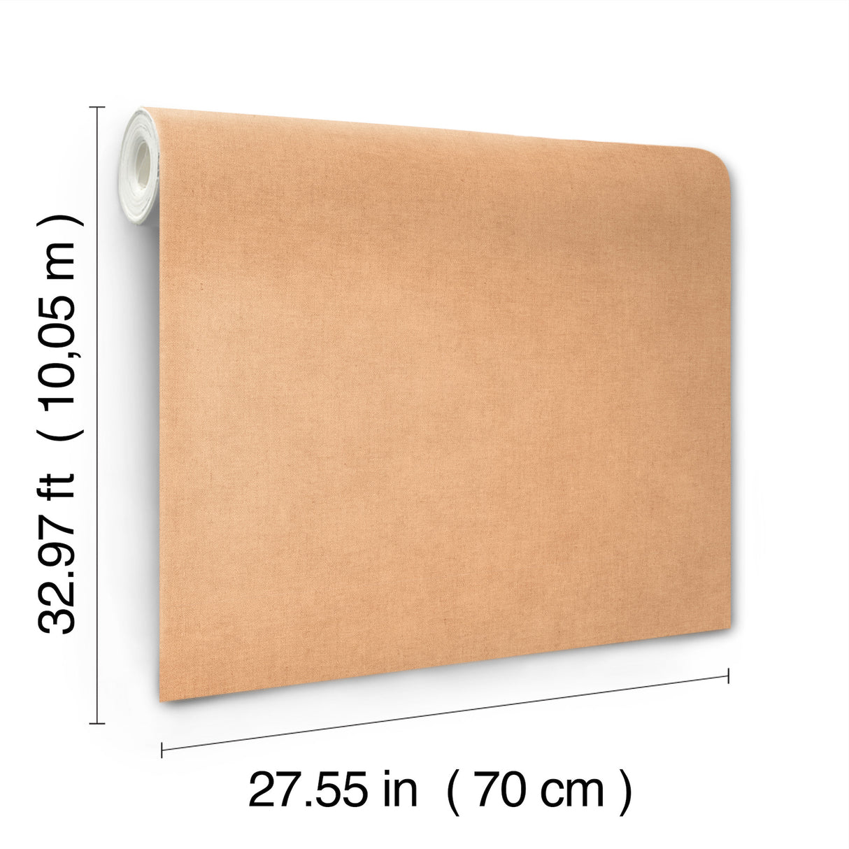 Nuovo Apricot by A-Street Prints Faux Linen Wallpaper – A-Street Prints 4193-7425