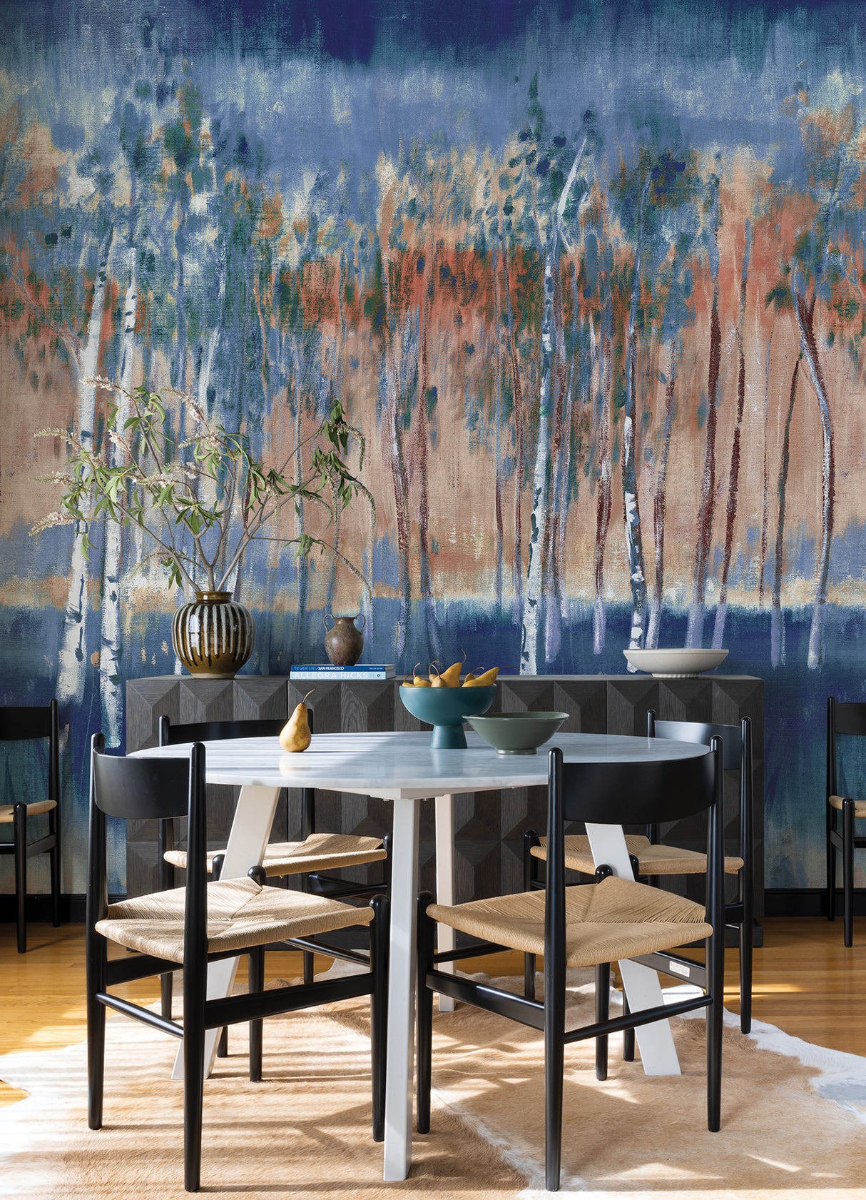 Primavera Dark Blue by A-Street Prints Wall Mural – A-Street Prints 4193-7472M