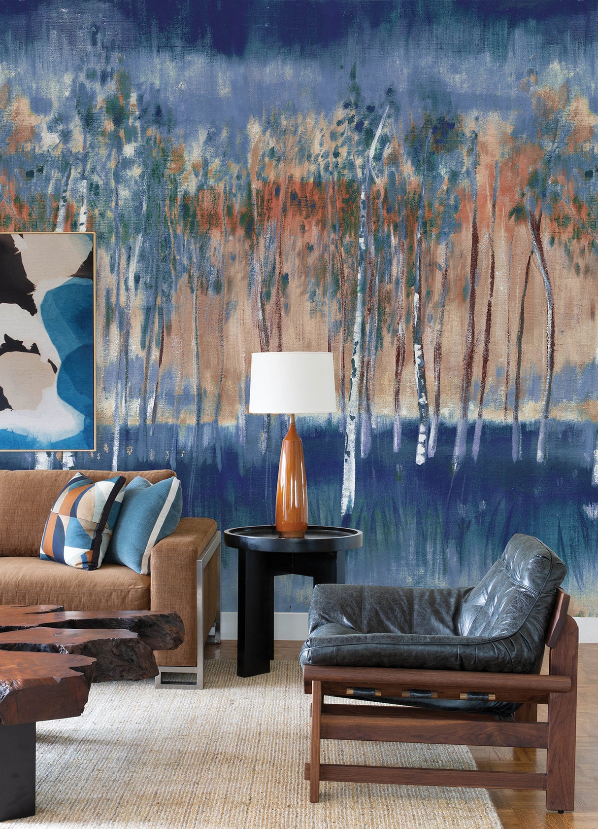 Primavera Dark Blue by A-Street Prints Wall Mural – A-Street Prints 4193-7472M