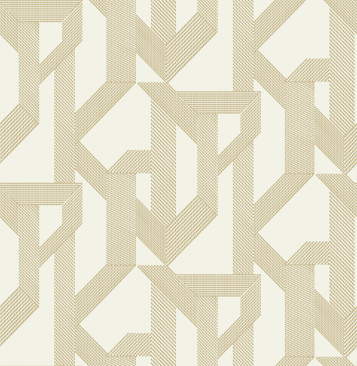 Franz Gold Geometric Metallic Non Woven Wallpaper by A-Street Prints - 4198-27803
