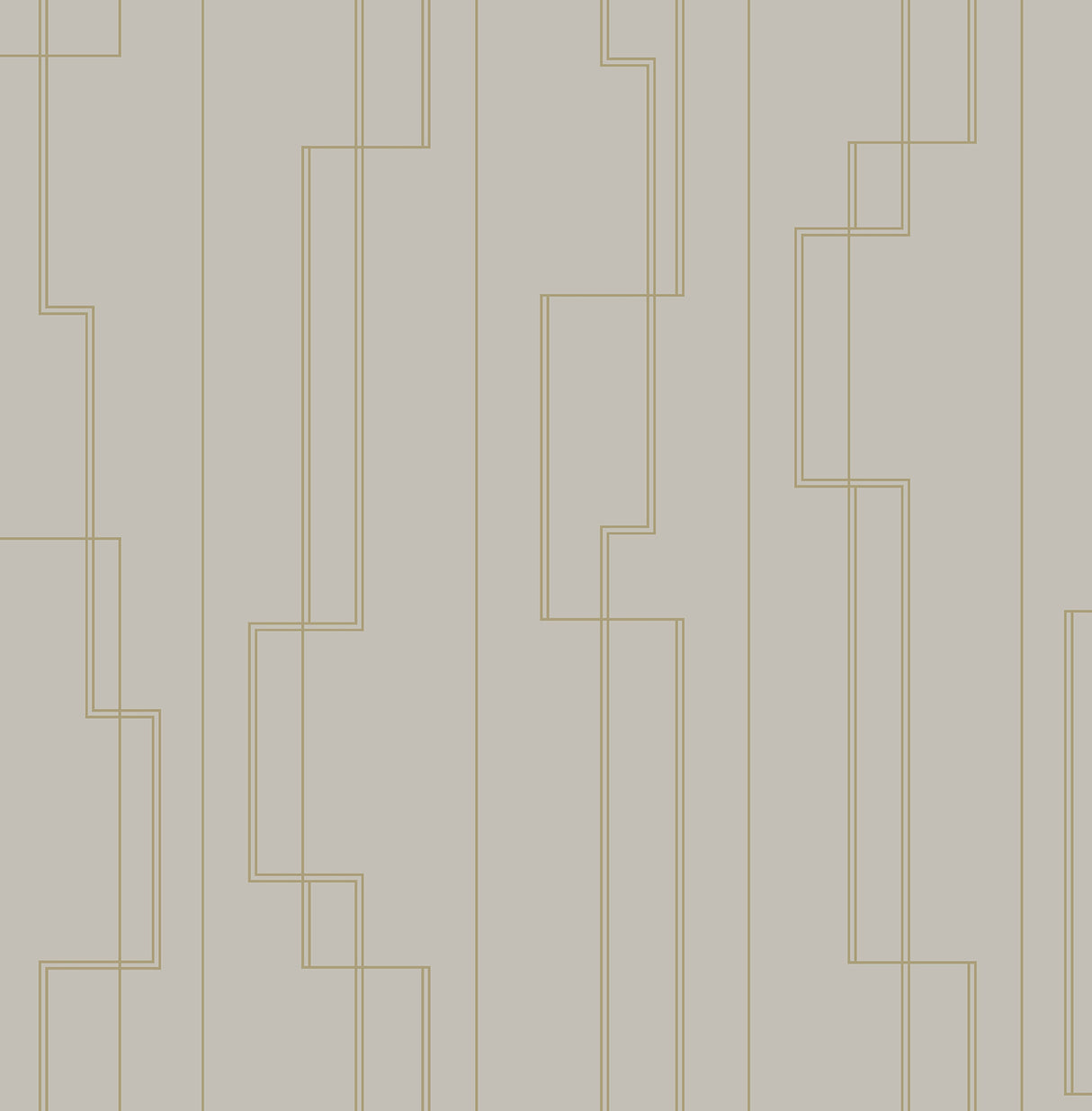 Anson Taupe Deco Detailing Wallpaper by A-Street Prints - 4198-27812