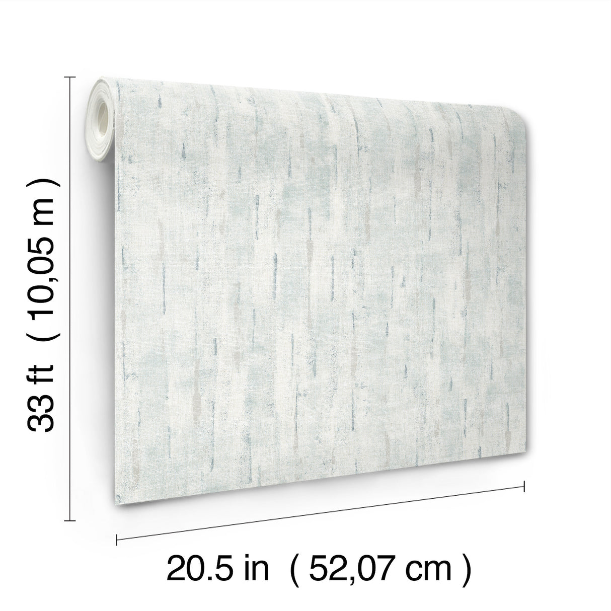 Minna Sky Blue Textured Wallpaper by A-Street Prints - Moderne Deco Metallic Distressed Non Woven Unpasted Washable Strippable Roll - 4198-27841