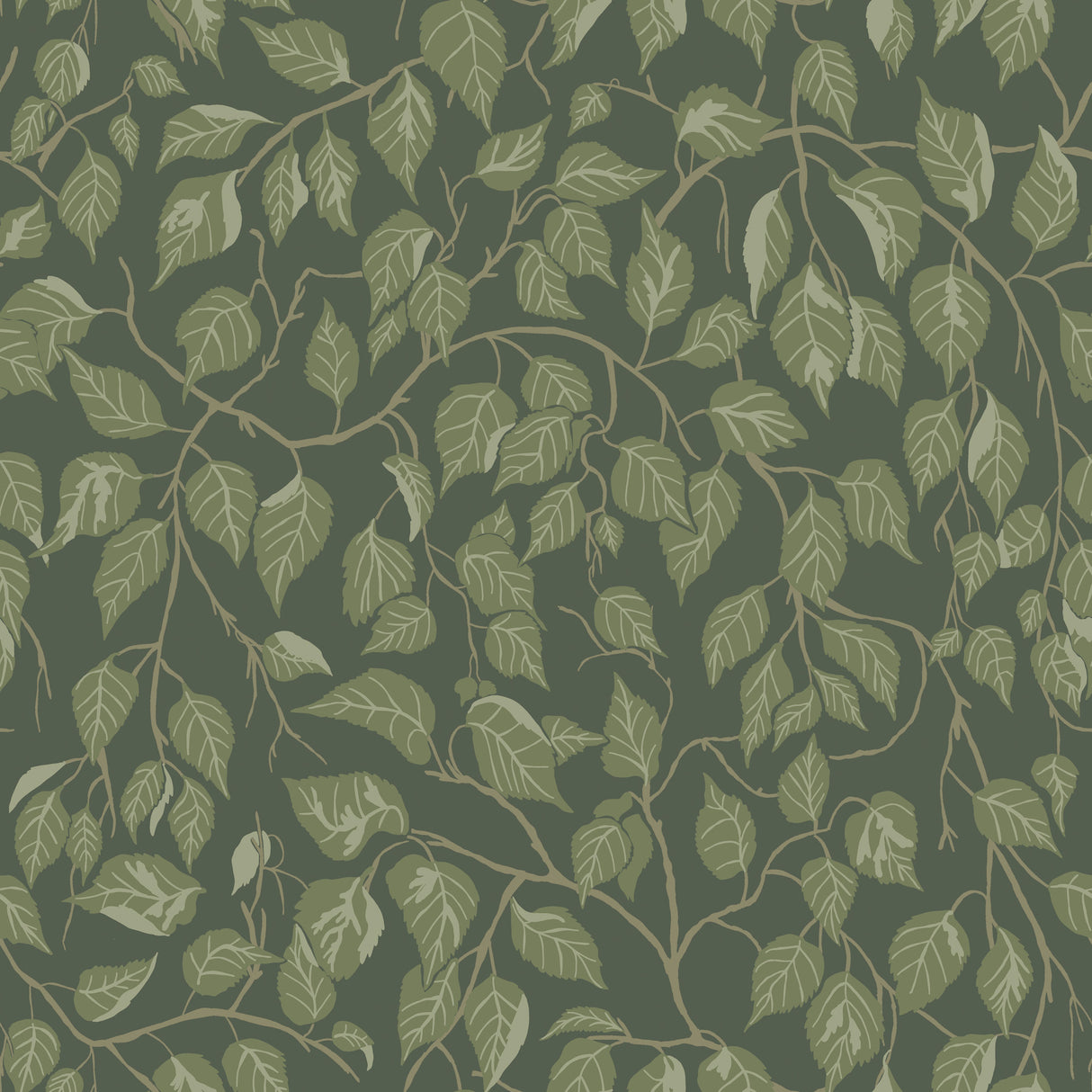 Hängbjörk Evergreen Vine Wallpaper by A-Street Prints - 4201-20108