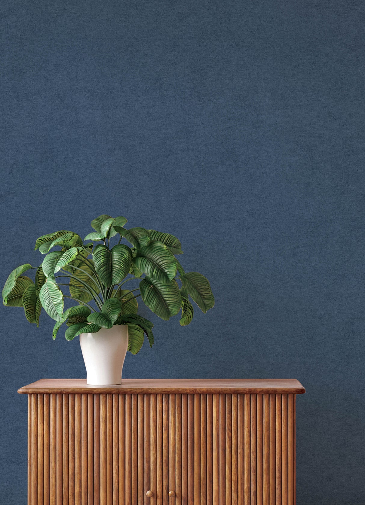 Cullen Navy by A-Street Prints Faux Linen Transitional Solid Vinyl Wallpaper on Non Woven Backing from the Springhill Collection - 4202-408232