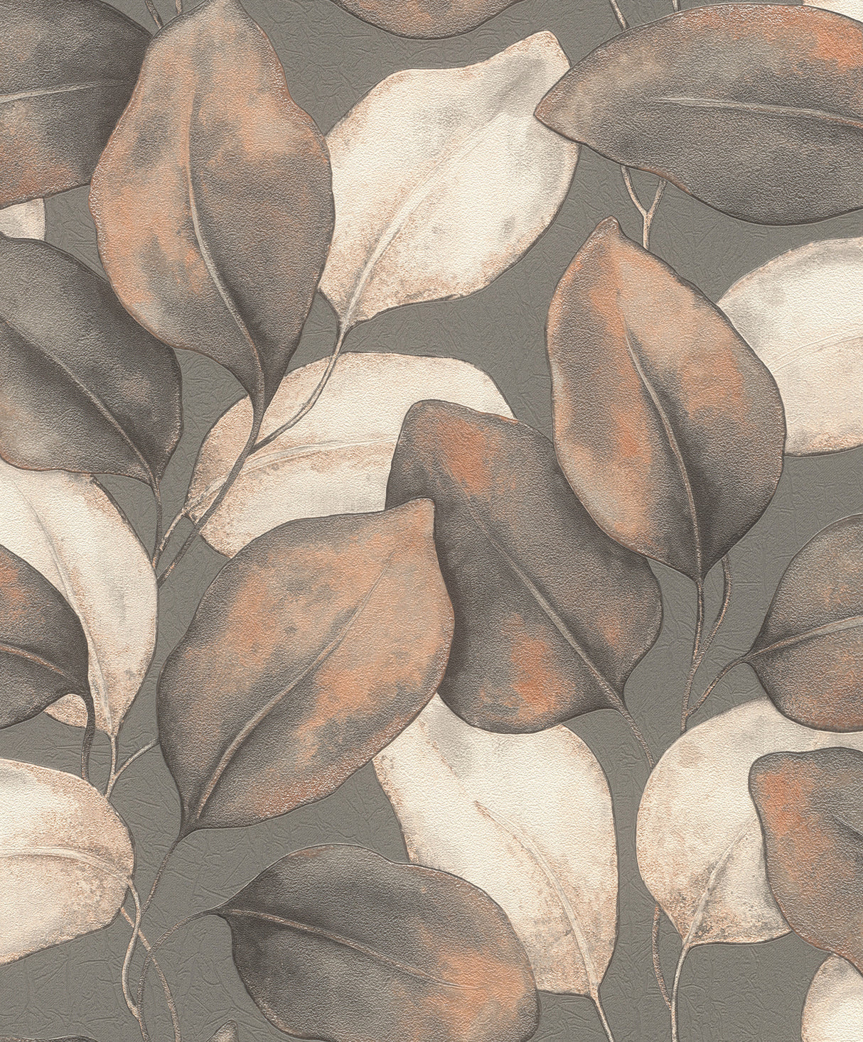 Evanthe Charcoal Vine Wallpaper by A-Street Prints - 4202-659887