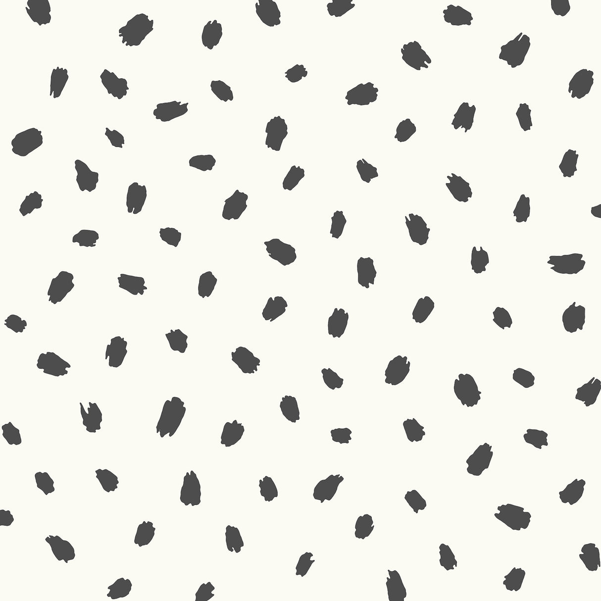 Animal Spots Black Polka Dot Wallpaper pattern and roll by Advantage