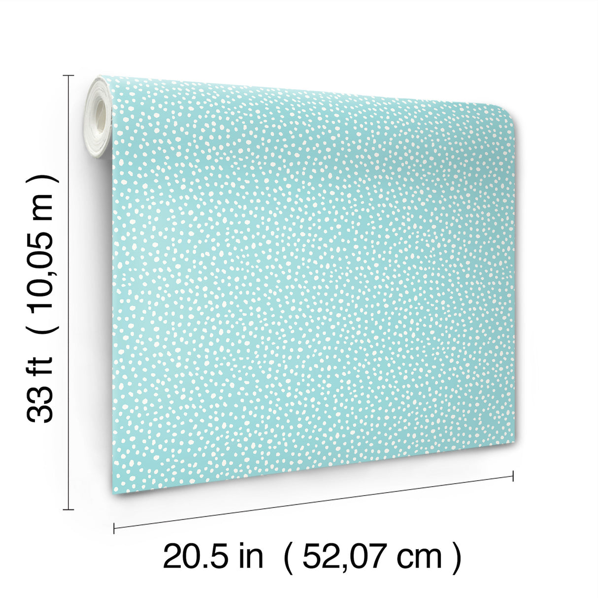 Dotty Light Blue by Advantage Petite Polka Dot Wallpaper – Brewster Home Fashions 4203-27580