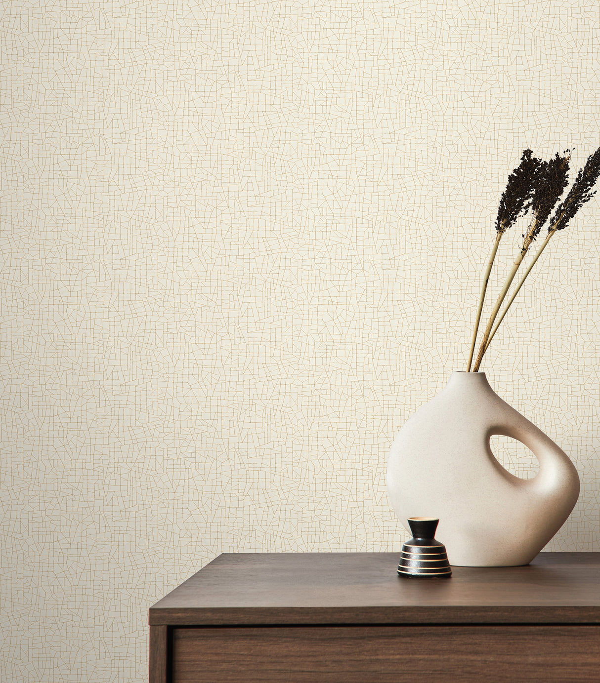 Cary Ivory by Warner Faux Grasscloth Wallpaper – Brewster Home Fashions 4207-5407