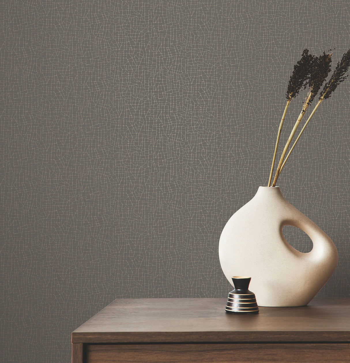 Cary Stone Petite Maze by Warner Heavyweight Vinyl Wallpaper – Brewster Home Fashions 4207-5413