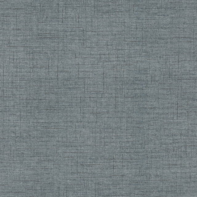 Leon Denim Faux Fabric Wallpaper by Warner