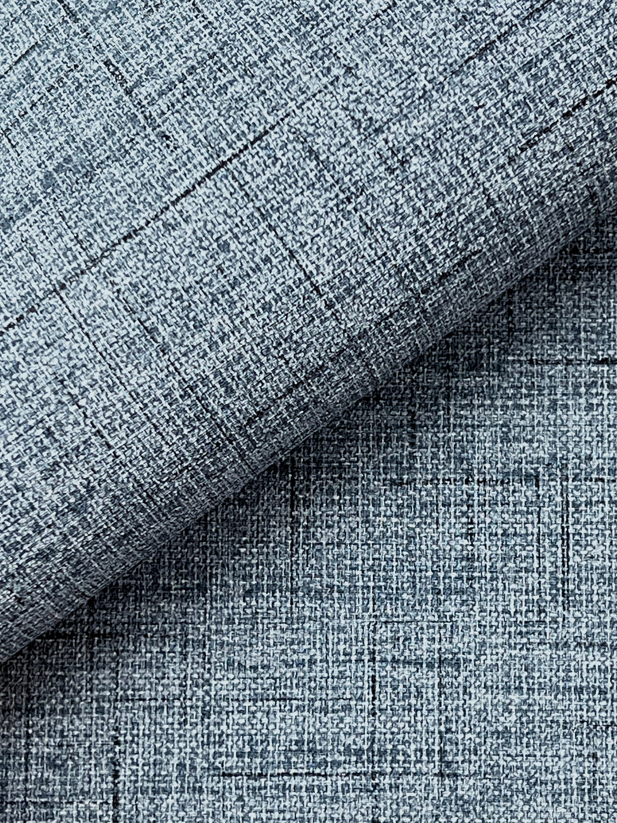 Leon Denim by Warner Faux Fabric Wallpaper – Brewster Home Fashions 4207-5415