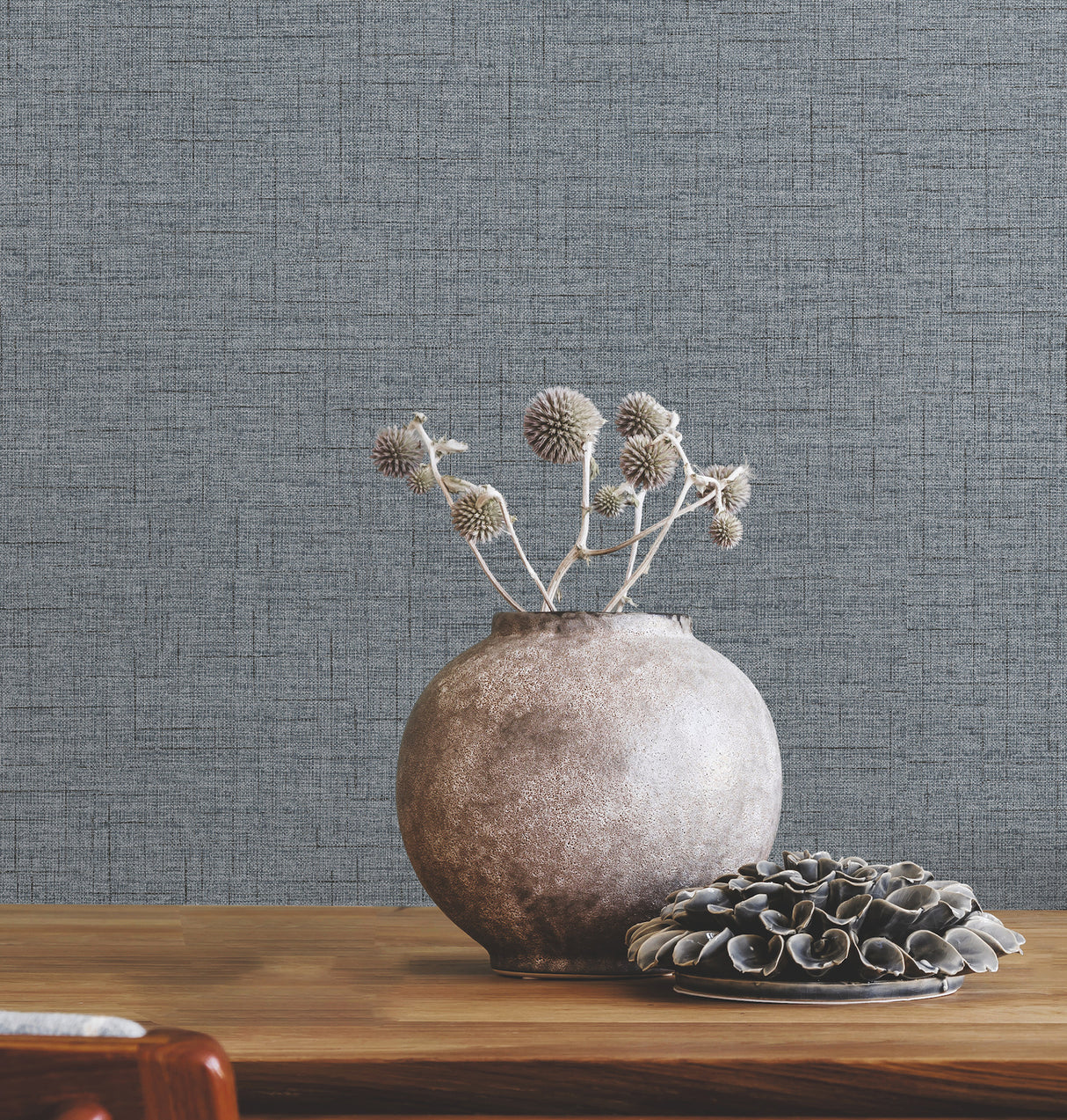 Leon Denim by Warner Faux Fabric Wallpaper – Brewster Home Fashions 4207-5415