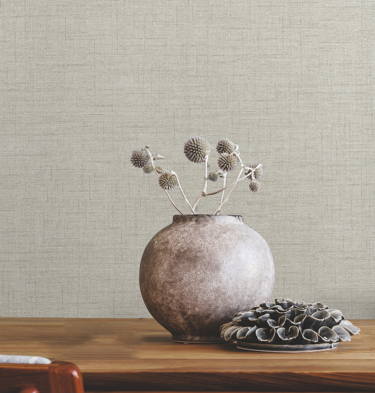 Leon Sage by Warner Faux Fabric Wallpaper – Brewster Home Fashions 4207-5417