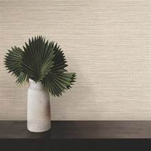 Lorn Light Brown by Warner Faux Grasscloth Wallpaper – Brewster 4207-5431