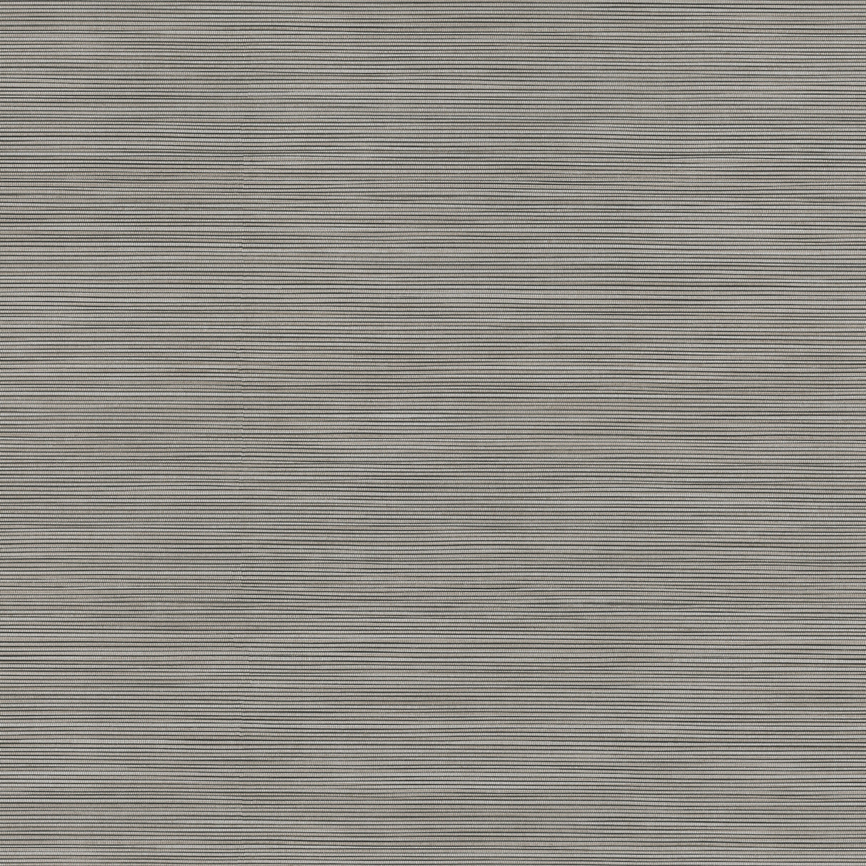 Lorn Taupe Faux Grasscloth Wallpaper sample showing horizontal stitched stripes in taupe.