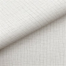 Aden White by Warner Linear Abstract Wallpaper – Brewster Home Fashions 4207-5449