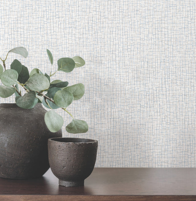 Aden Sea Green by Warner Linear Abstract Wallpaper – Brewster Home Fashions 4207-5453