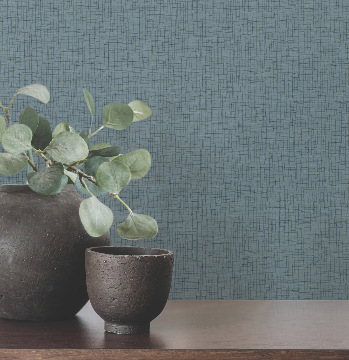 Aden Blue by Warner Linear Abstract Wallpaper - Brewster Home Fashions 4207-5456-Sample