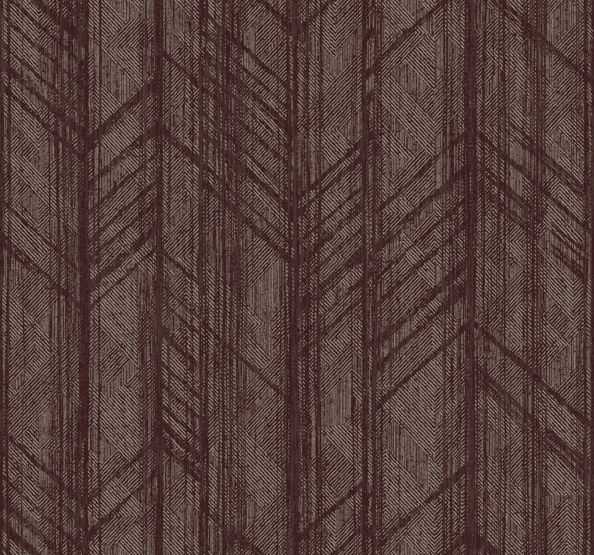Winthrop Merlot Geometric Wallpaper by Ronald Redding - 4211-83524