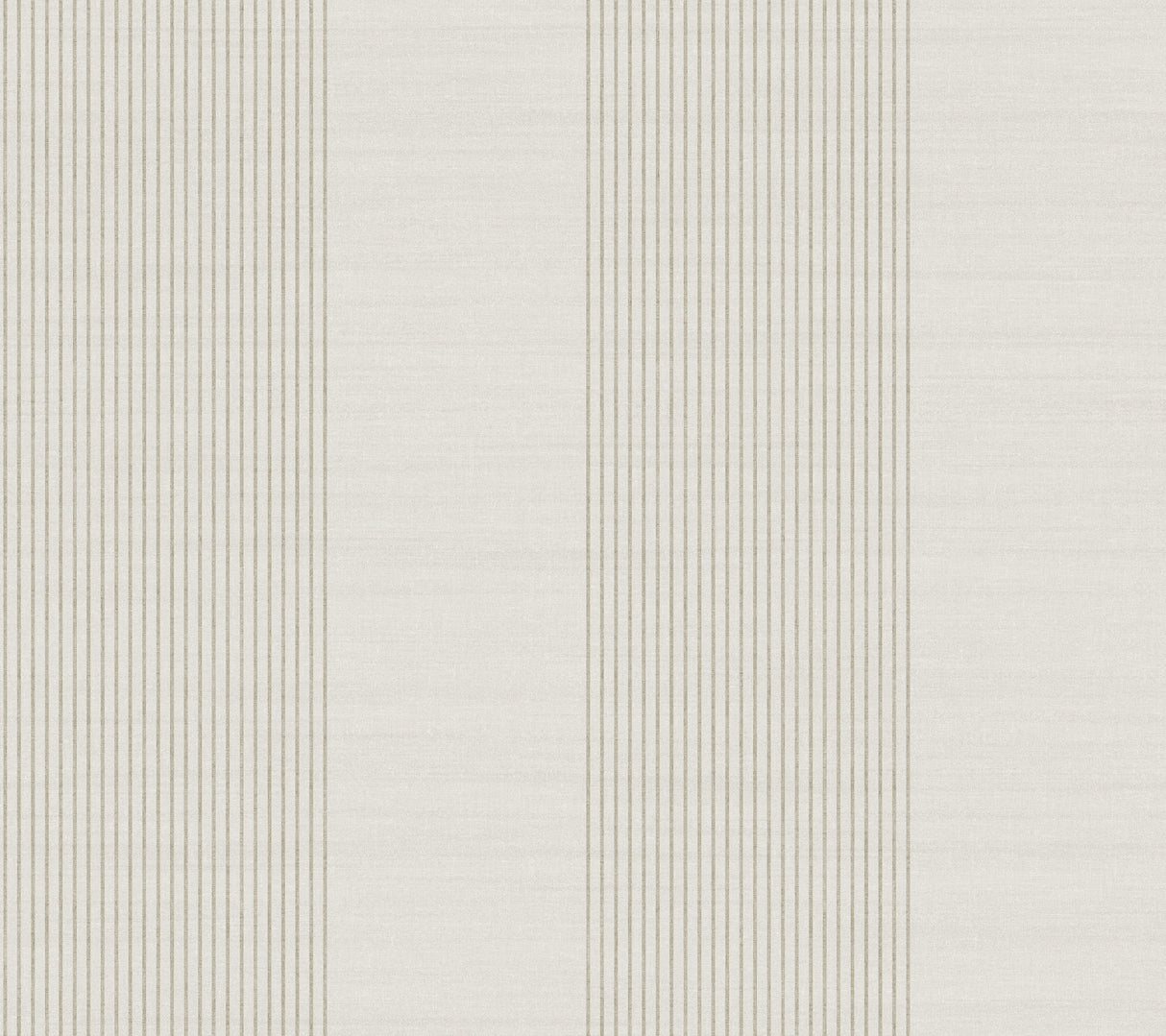 Archer Stripe Light Grey Faux Linen Wallpaper by Ronald Redding Private Reserve 4211-83526