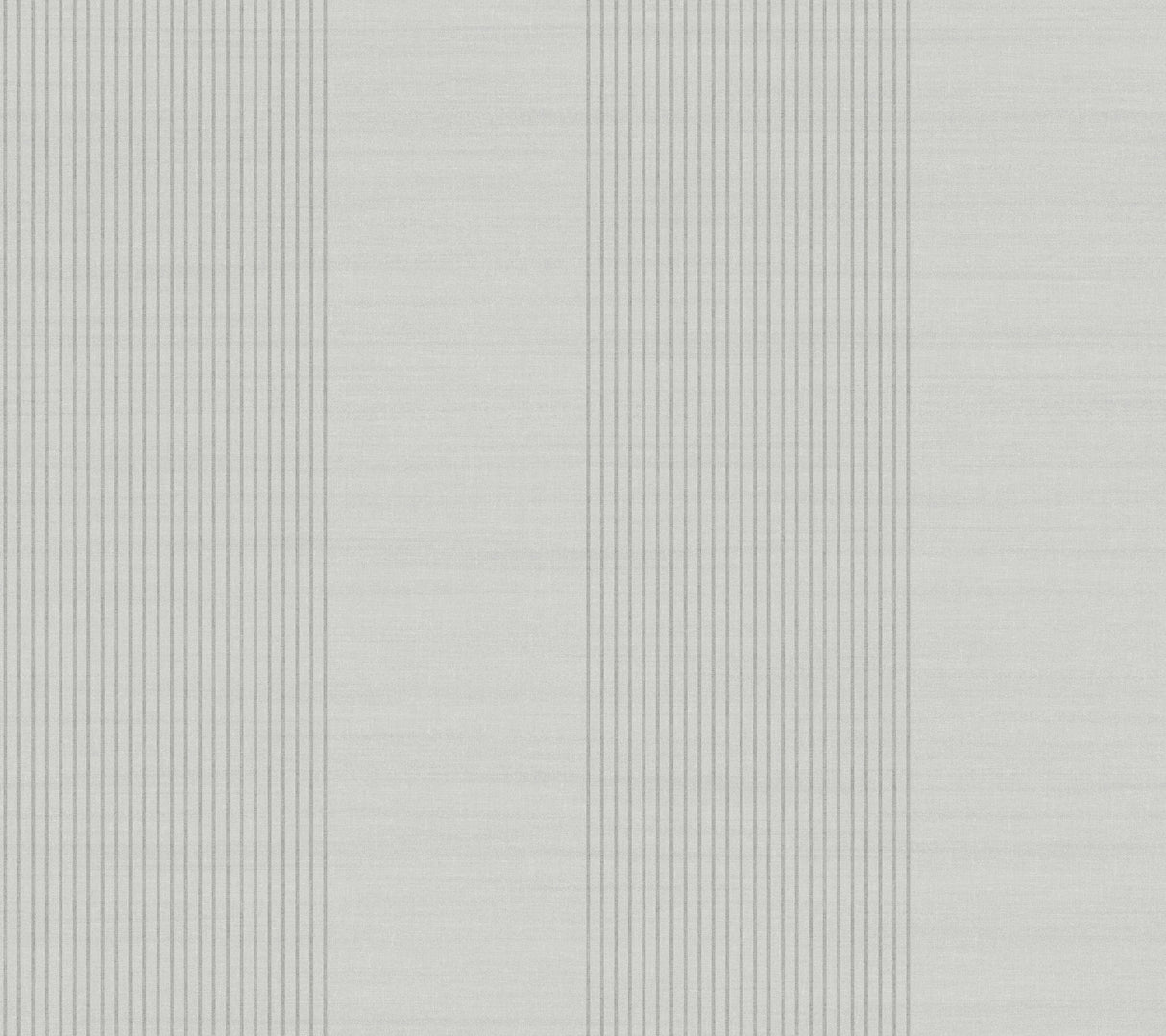 Archer Stripe Grey Faux Linen Wallpaper by Ronald Redding - York 4211-83527