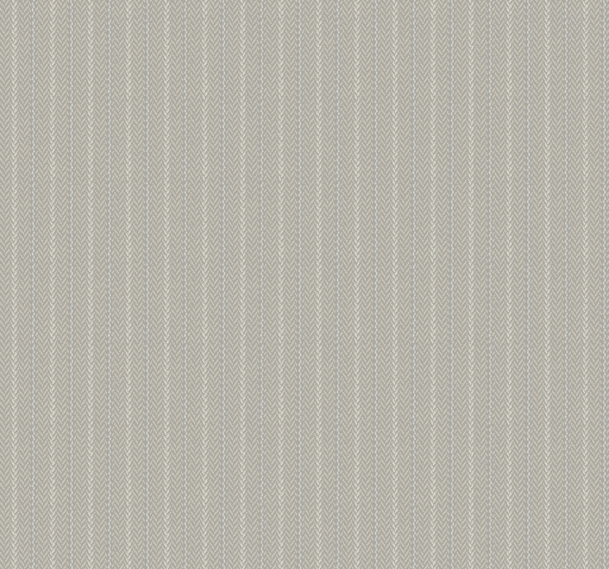 Elkan Stripe Grey Herringbone Wallpaper by Ronald Redding - 4211-83536
