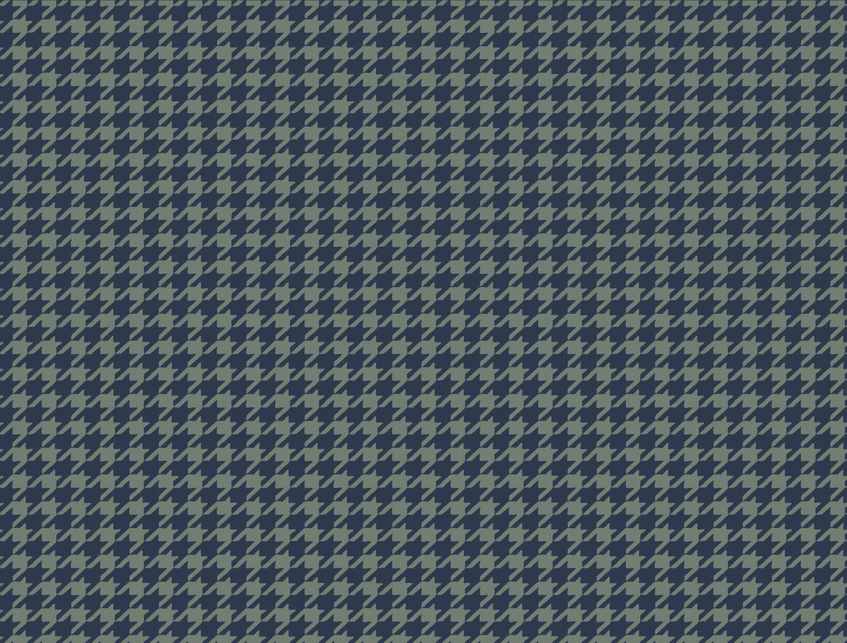 Watson Sea Green Houndstooth Wallpaper by Ronald Redding - SKU 4211-83559