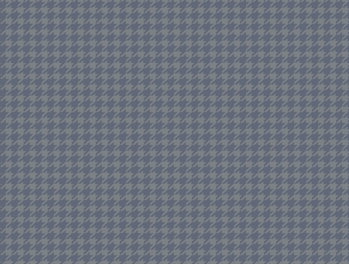 Watson Blue Houndstooth Wallpaper by Ronald Redding - 4211-83560