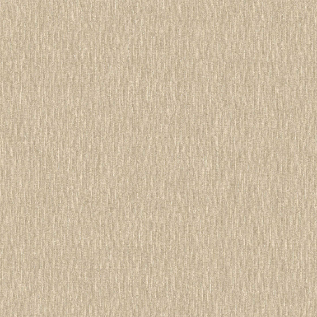 Golden linen textured wallpaper by Boråstapeter for Schumacher, shown in a minimalist Scandinavian interior setting.