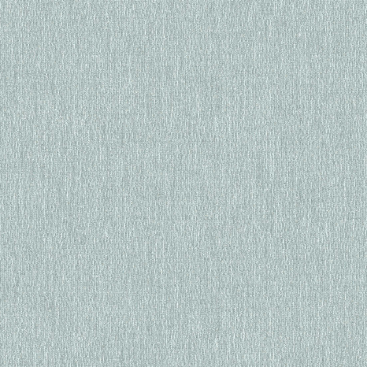 Linen Topaz Blue wallpaper by Boråstapeter for Schumacher, textured solid blue non-woven wallcovering roll and detail.