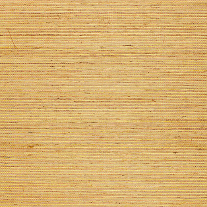 SUMBA SISAL caramel natural grasscloth wallpaper by Schumacher in a warm caramel colorway with a textured, organic look.