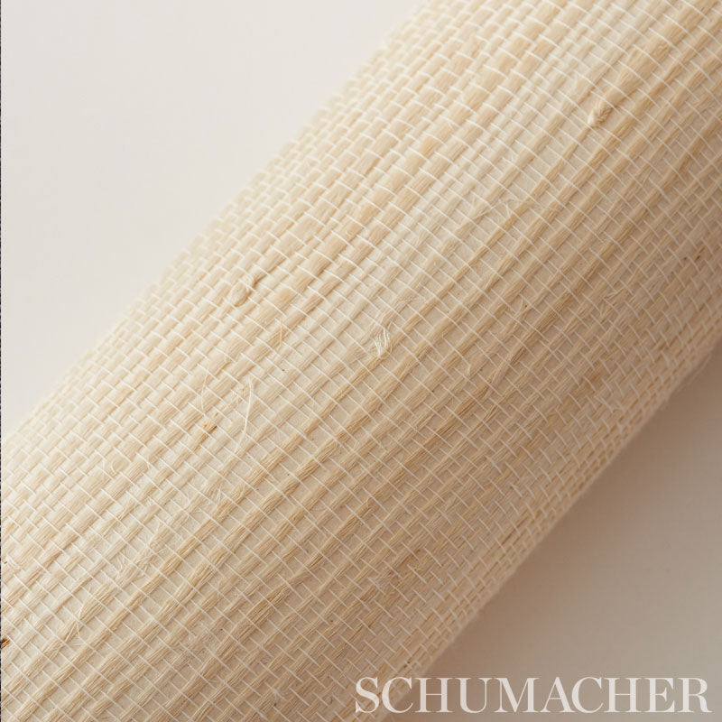 SANGO JUTE Natural by Schumacher Textured Wallpaper – Schumacher 5002120