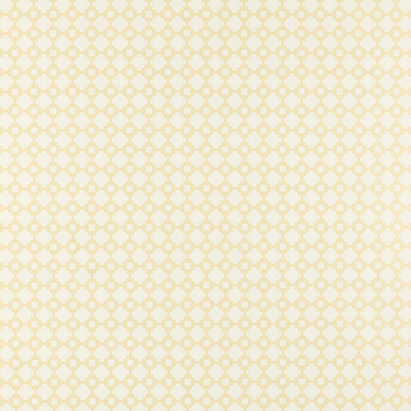 Shake It Up Natural geometric wallpaper by Schumacher. Subtle cream and beige pattern.