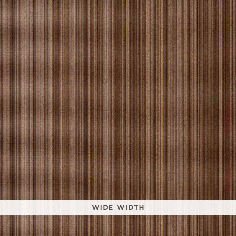 Stratus Umber Embossed Vinyl Wide Width Wallpaper by Schumacher